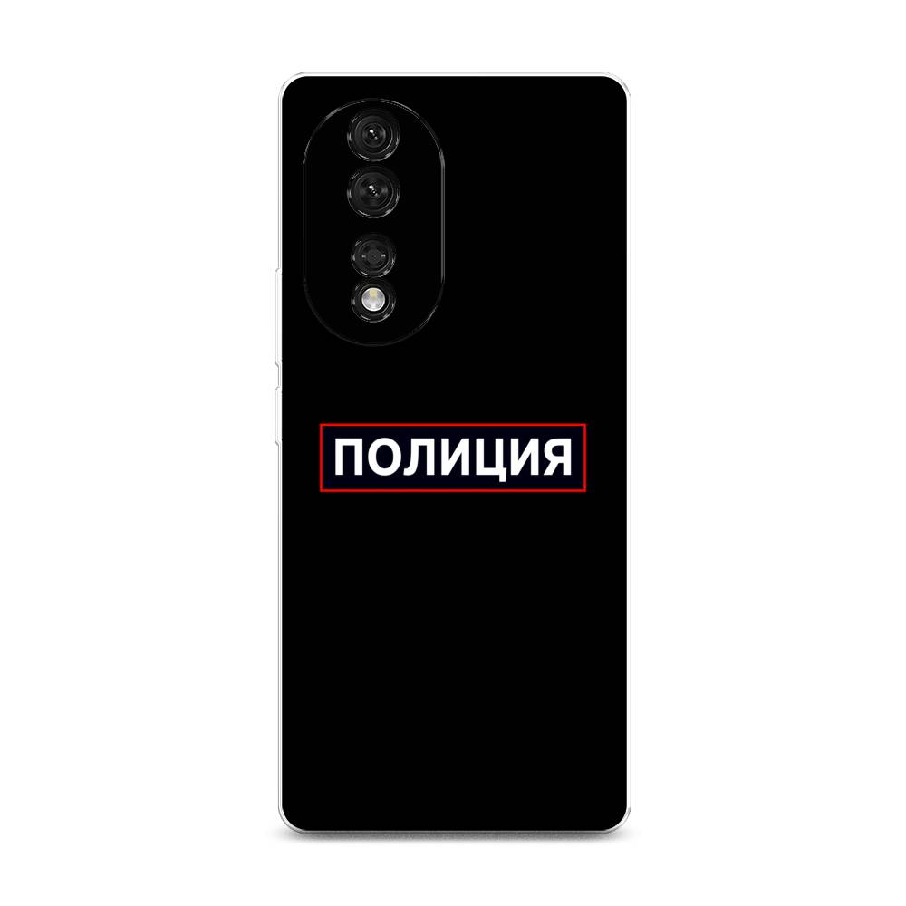 

Чехол Awog на Honor 80 "Police logo", Черный;белый;красный, 6120350-5