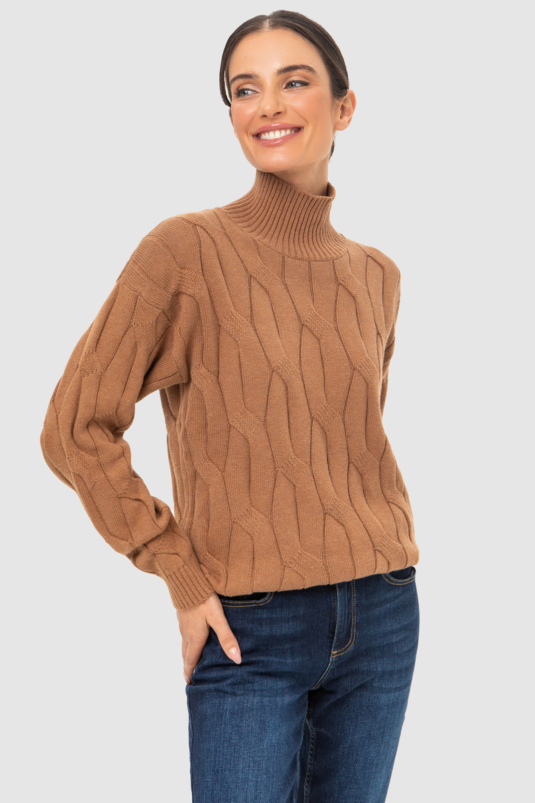 

Свитер женский Kanzler 3A-62WWT-0471-22 коричневый XL, 3A-62WWT-0471-22