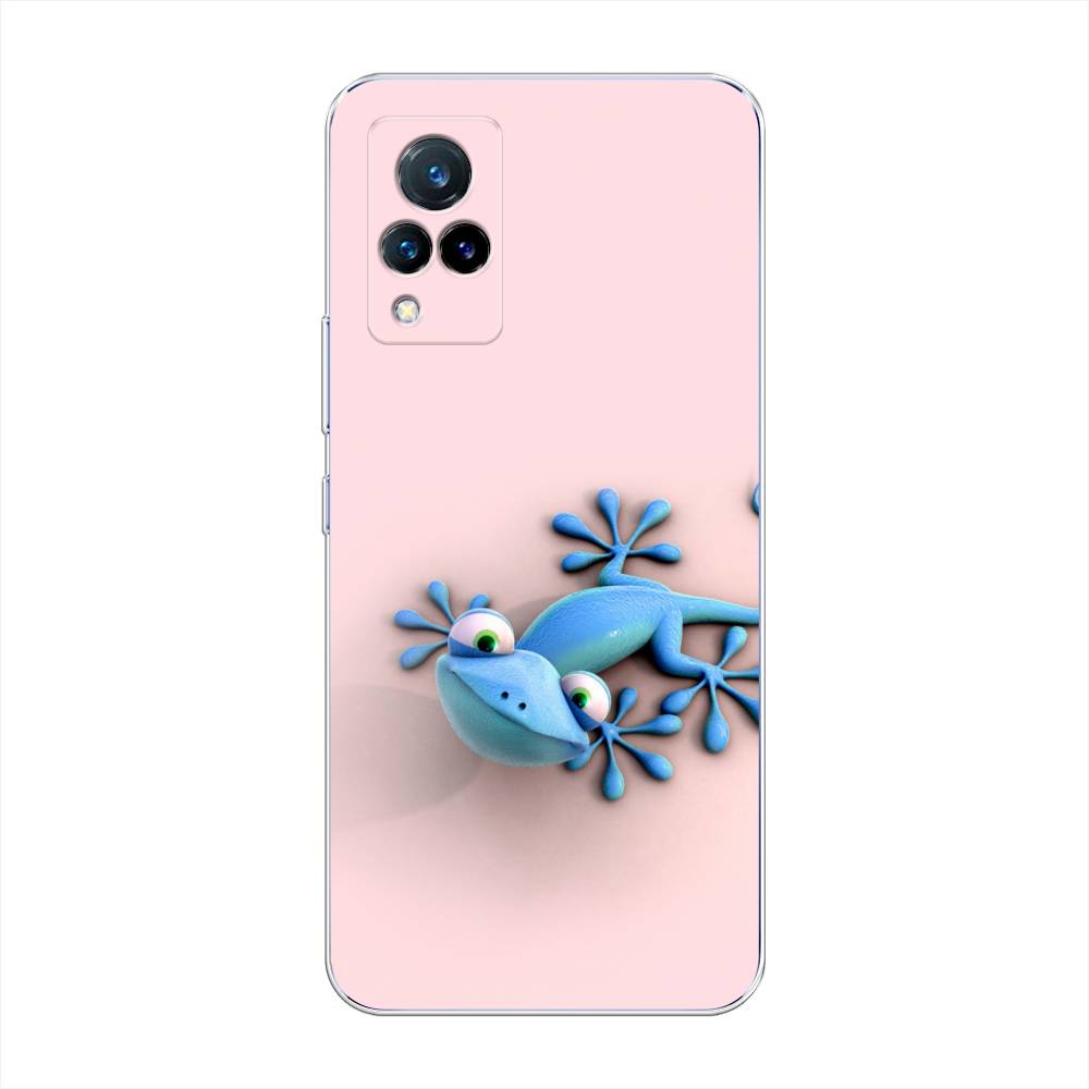 

Чехол Awog на Vivo V21 "Голубая ящерка", Разноцветный, 264350-2