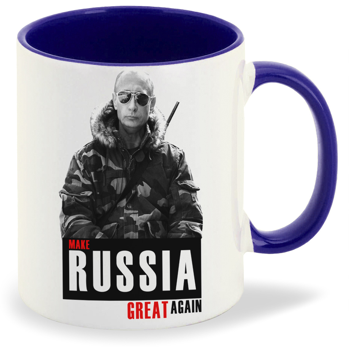 

Кружка CoolPodarok Путин RUSSIA, Путин RUSSIA
