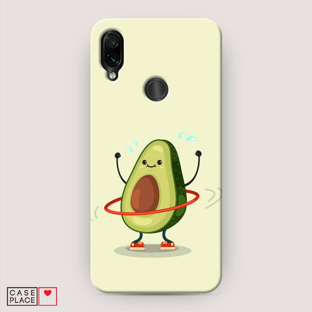 

Пластиковый чехол "Авокадо с обручем" на Xiaomi Redmi 7, 35020-7