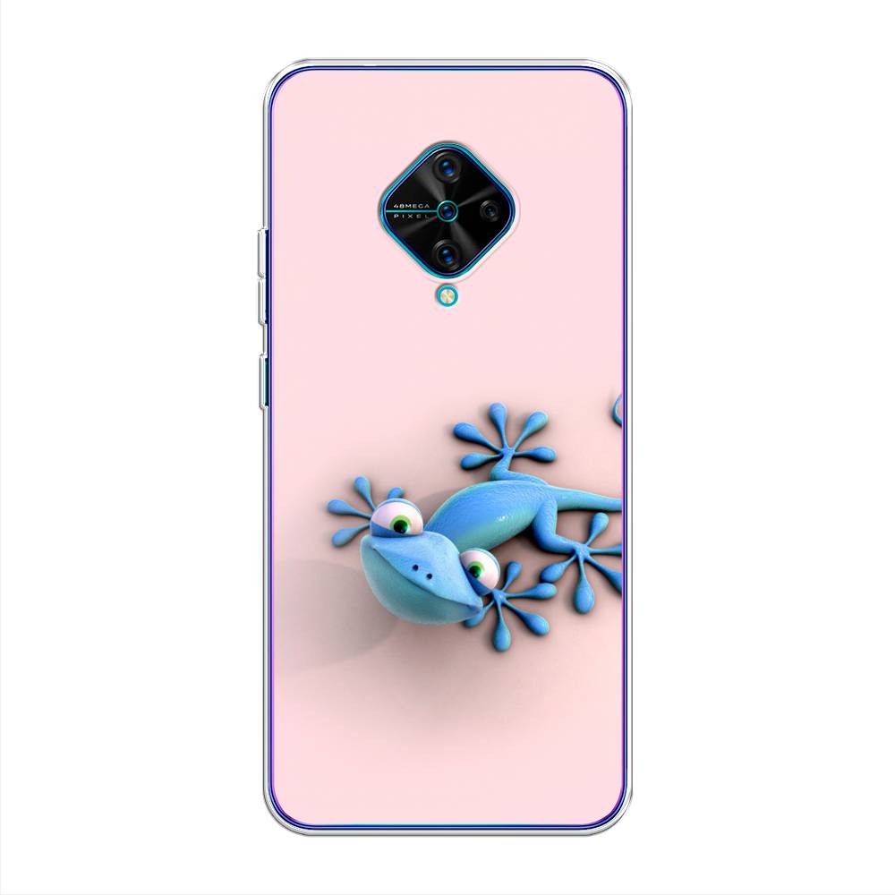 

Чехол Awog на Vivo V17/Y9s "Голубая ящерка", Разноцветный, 261550-2