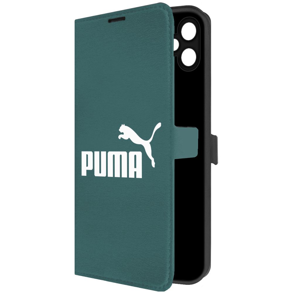 

Чехол-книжка Krutoff Eco Book для Samsung Galaxy A05 Puma зелёный опал, Зеленый