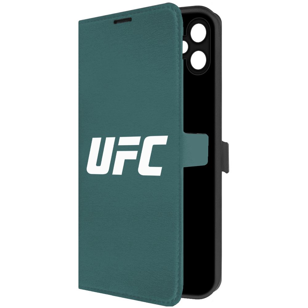 

Чехол-книжка Krutoff Eco Book для Samsung Galaxy A05 UFC зелёный опал, Зеленый