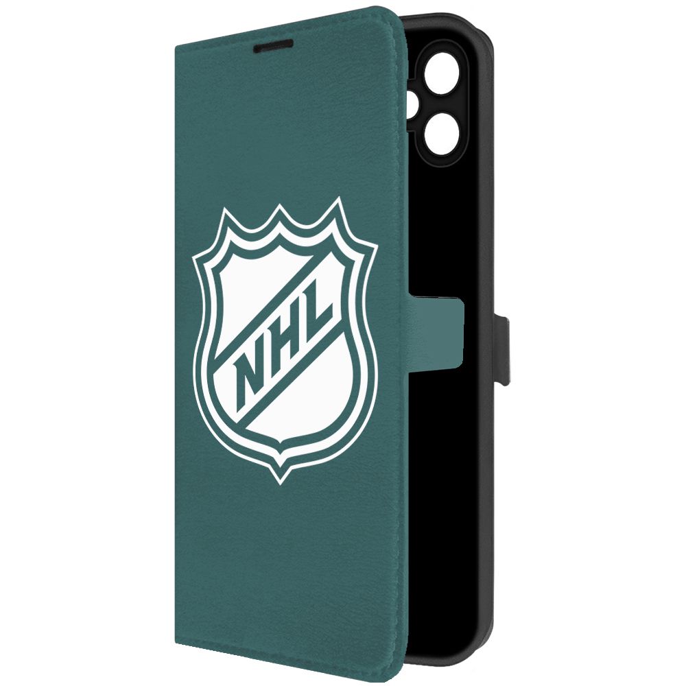 

Чехол-книжка Krutoff Eco Book для Samsung Galaxy A05 NHL зелёный опал, Зеленый