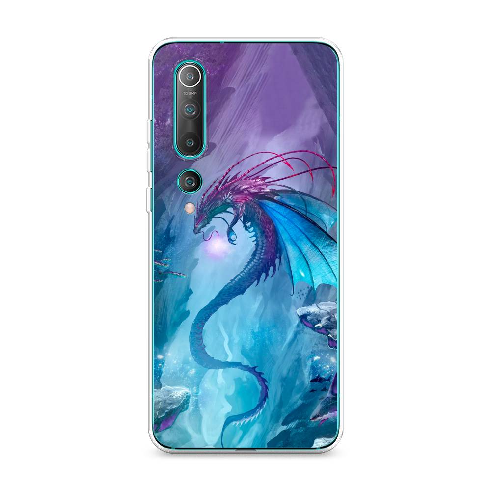 

Чехол Awog на Xiaomi Mi 10 Pro "Водный дракон", Разноцветный, 37850-2