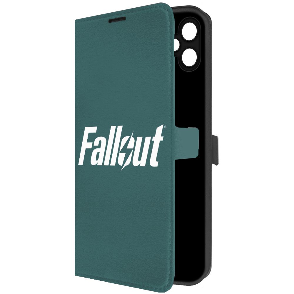 

Чехол-книжка Krutoff Eco Book для Samsung Galaxy A05 Fallout зелёный опал, Зеленый