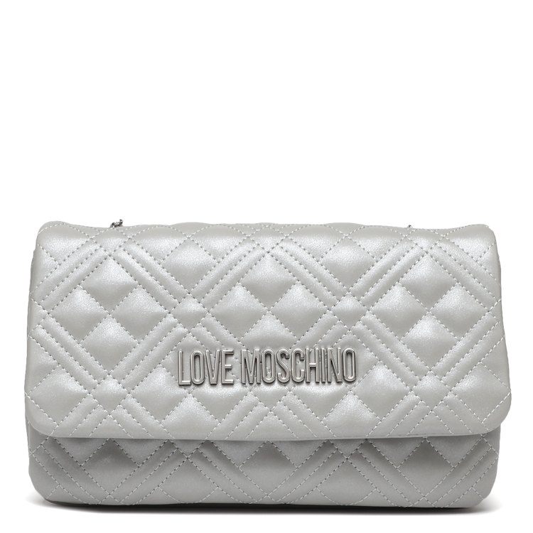 

Сумка женская Love Moschino JC4097PP серебряная, Серебристый, JC4097PP