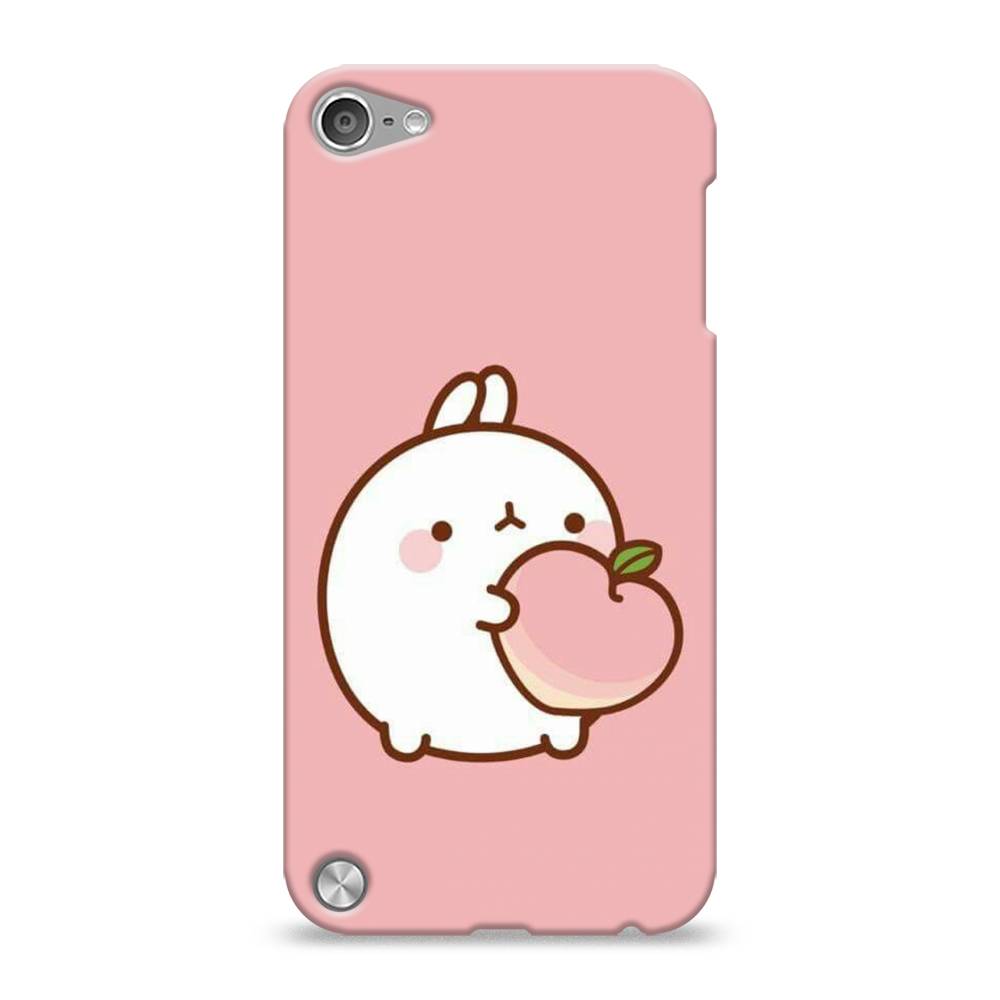 

Пластиковый чехол "Кролик с персиком" на Apple iPod Touch, 11120-1