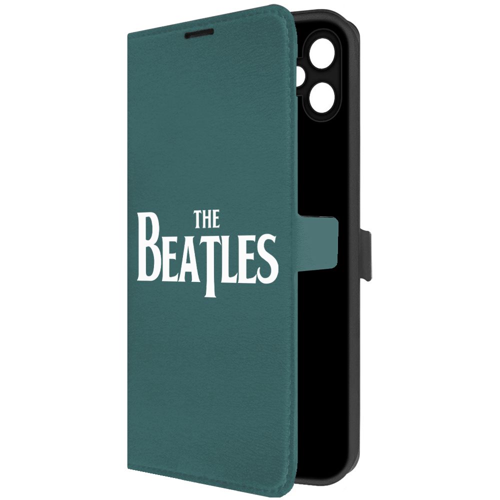 

Чехол-книжка Krutoff Eco Book для Samsung Galaxy A05 Beatles зелёный опал, Зеленый