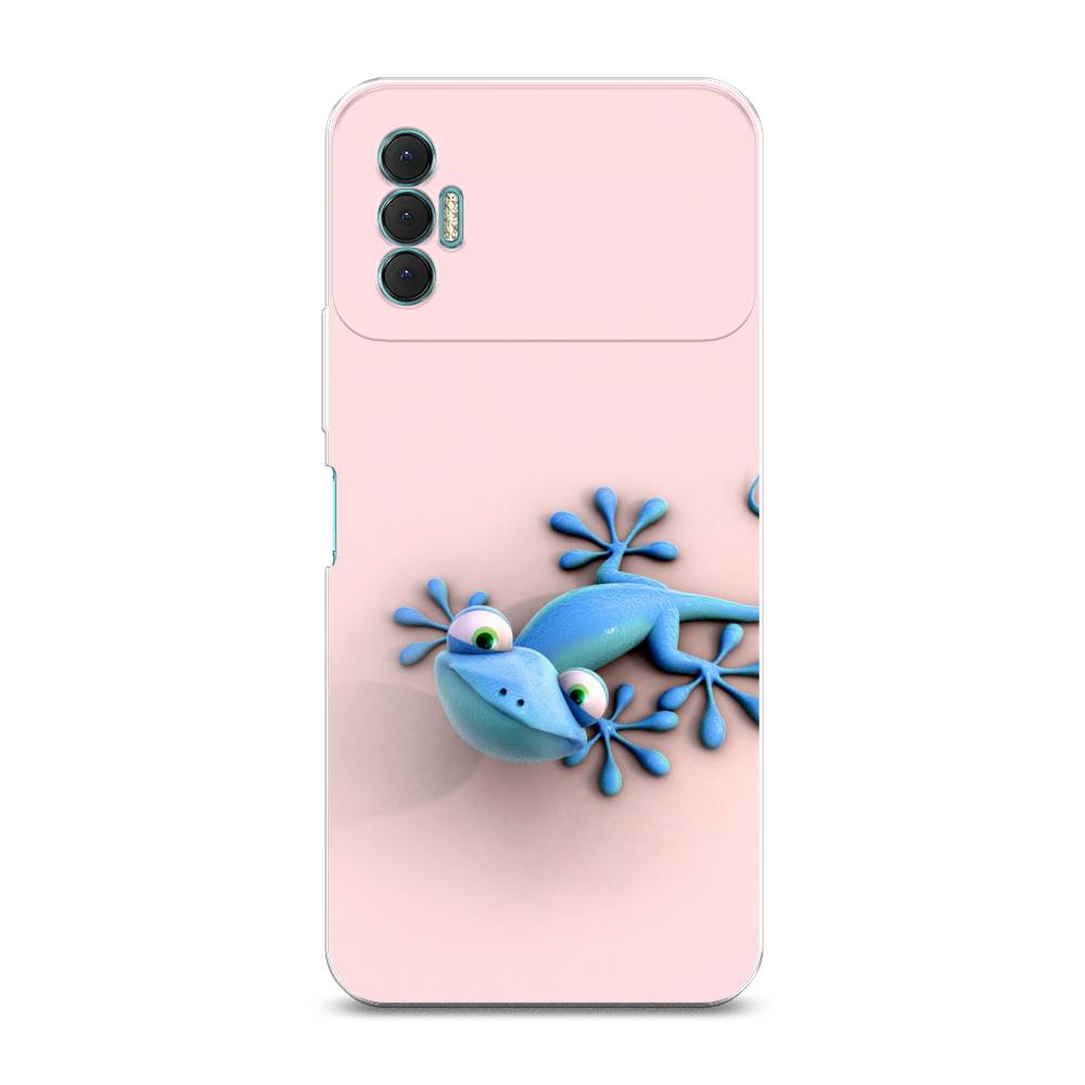 

Чехол Awog на Tecno Spark 8P "Голубая ящерка", Разноцветный, 301450-2
