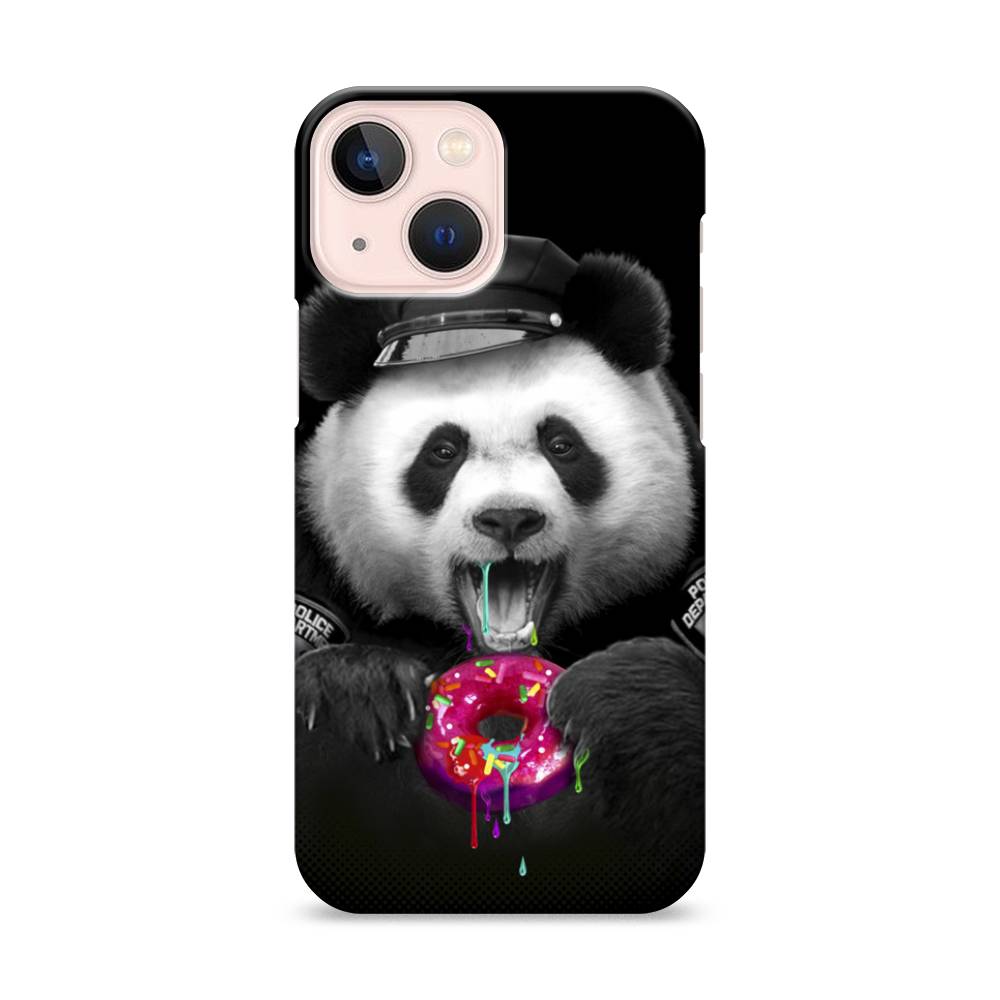

Пластиковый чехол "Панда police" на Apple iPhone 13 mini, 14120-1