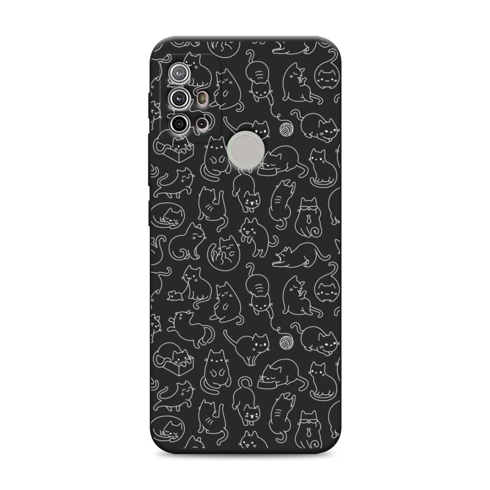 

Чехол Awog на Lenovo K13 Note/Motorola Moto G10/G20/G30 "Шкодливые котики", Разноцветный, 242352-1