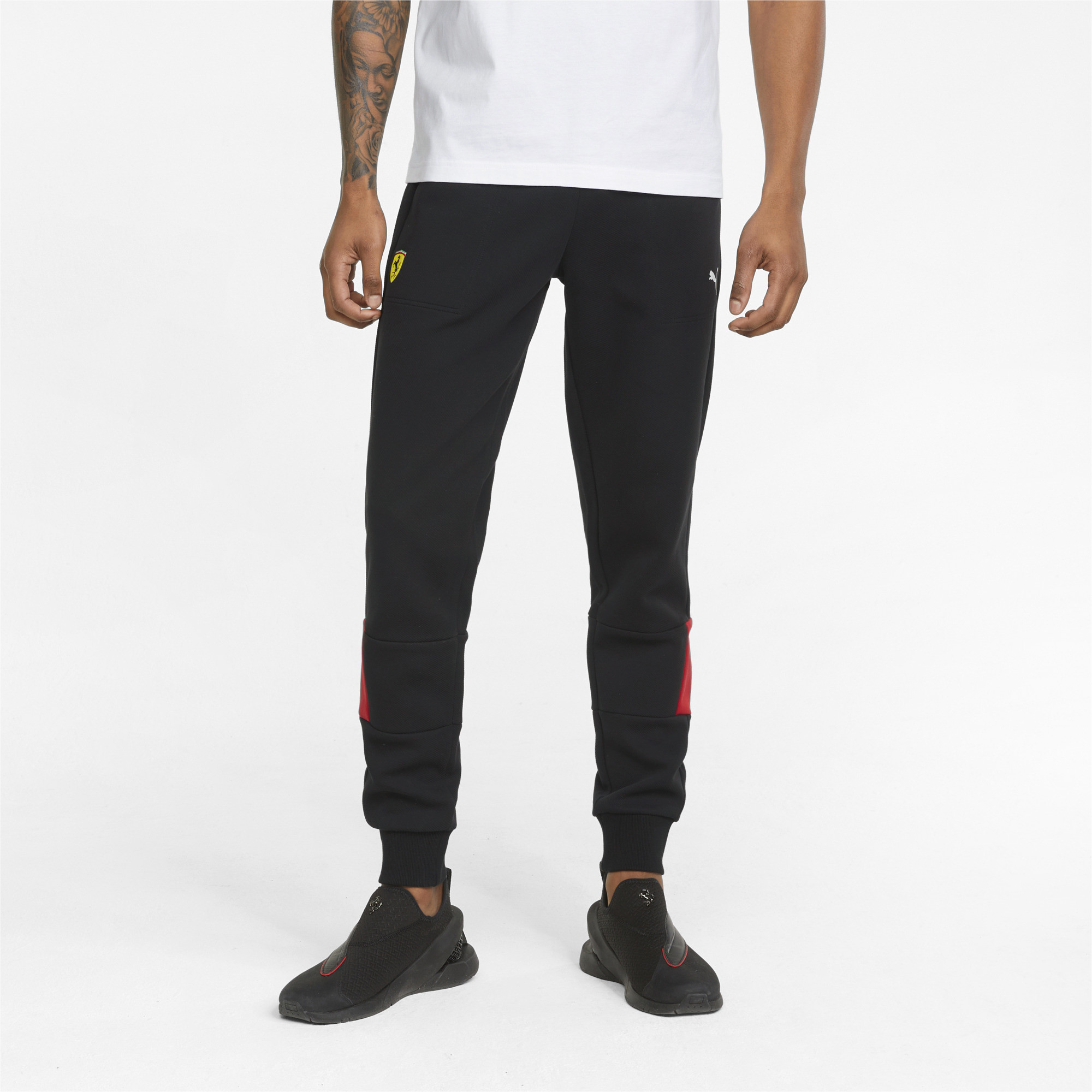 фото Спортивные брюки мужские puma ferrari race sweat pants черные m