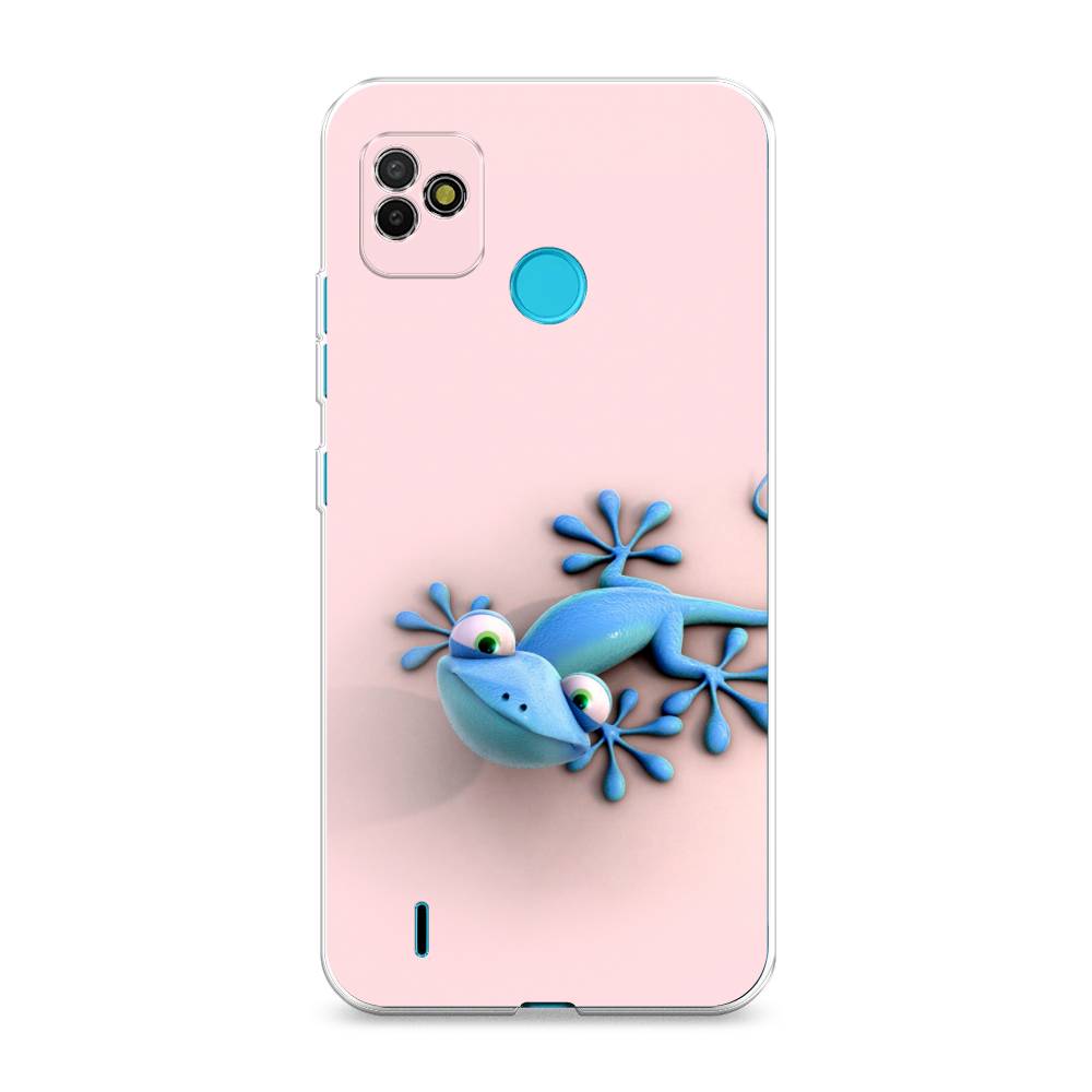 

Чехол Awog на Tecno POP 5 "Голубая ящерка", Разноцветный, 301150-2