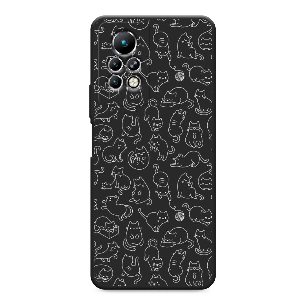 

Чехол Awog на Infinix Note 11 Pro "Шкодливые котики", Разноцветный, 3100552-1