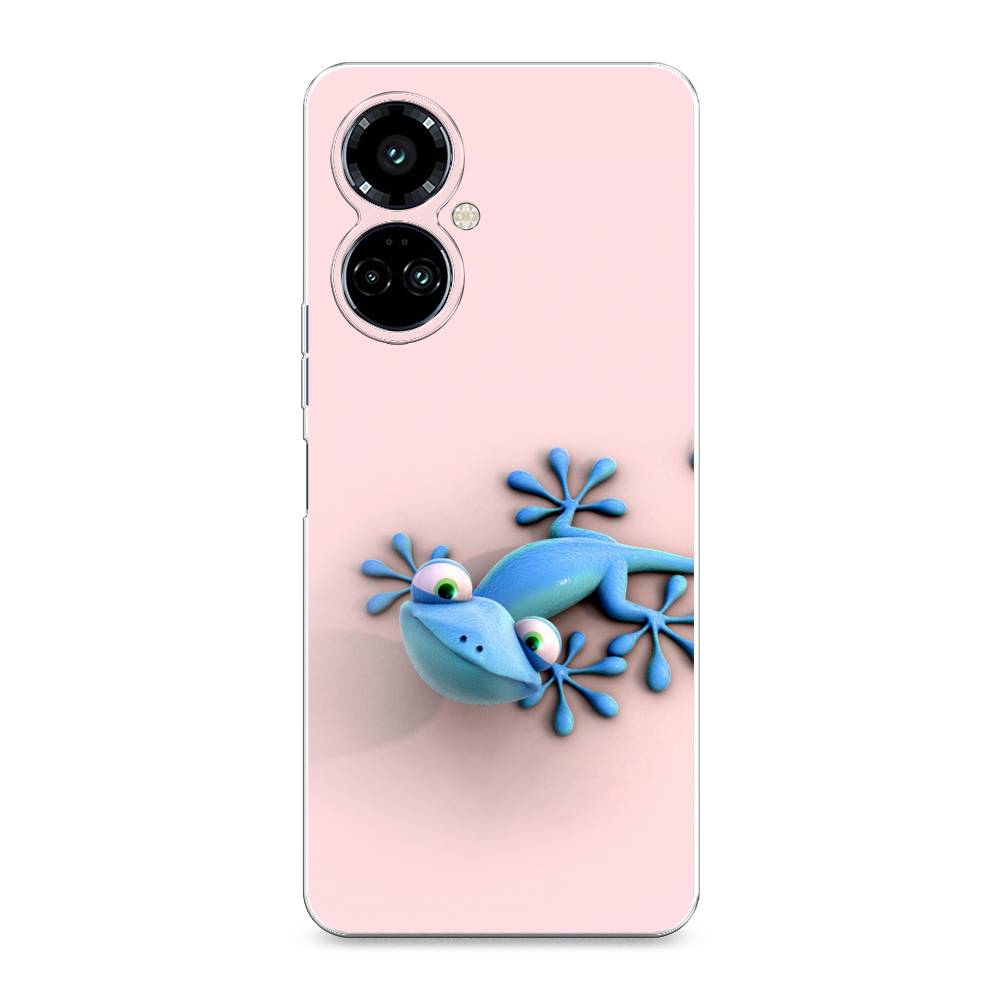 

Силиконовый чехол "Голубая ящерка" на Tecno Camon 19 Pro