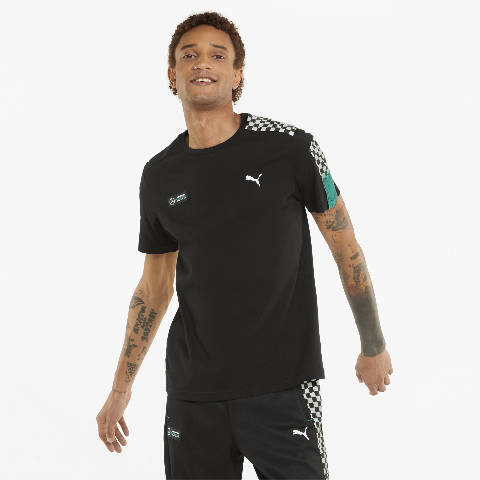 фото Футболка мужская puma mapf1 t7 tee черная l