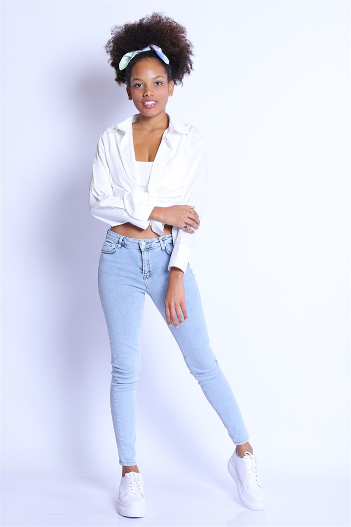 

Джинсы женские Twister Jeans 12846 голубые 31/30 (товары доставляются из-за рубежа), 12846