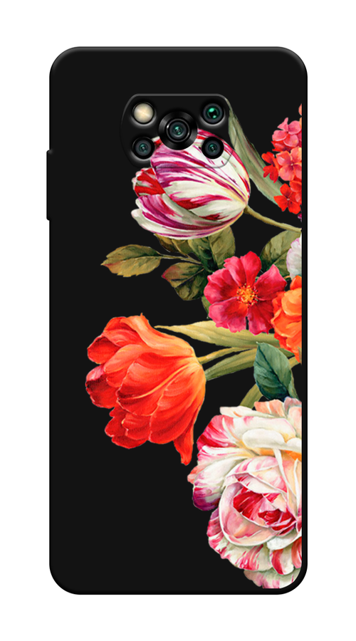 

Чехол Awog на Poco X3/X3 Pro "Весенний букет", Разноцветный, 39252-1