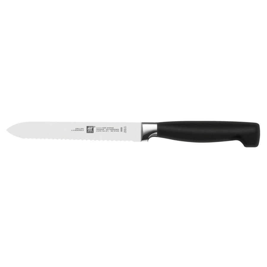 

Нож универсальный Zwilling Four Star 13 см, сталь нержавеющая