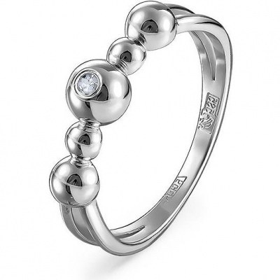 

Кольцо из белого золота с бриллиантом р. 17 Kabarovsky 1-1496-1000, 1-1496-1000