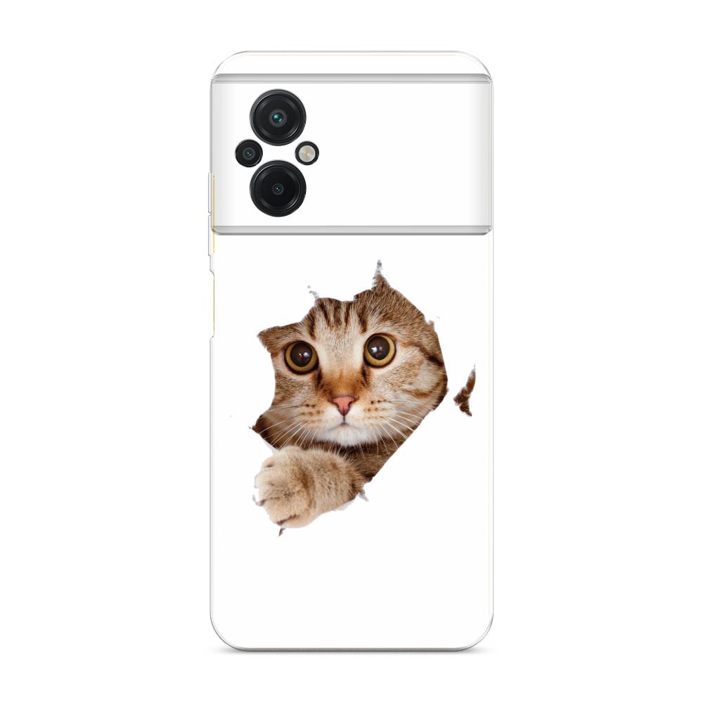 фото Чехол на xiaomi poco m5 "кот и бумага" case place