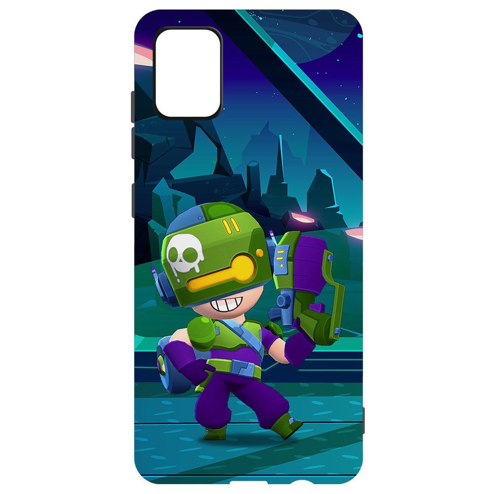 

Чехол-накладка Krutoff Brawl Stars - Контрабандистка Пенни для Samsung Galaxy A51 (A515), Черный