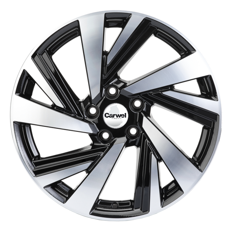 фото Колесный диск r18 5x112 7,5j et43 d57,1 carwel тишь 1801 (tiguan/kodiaq) abt