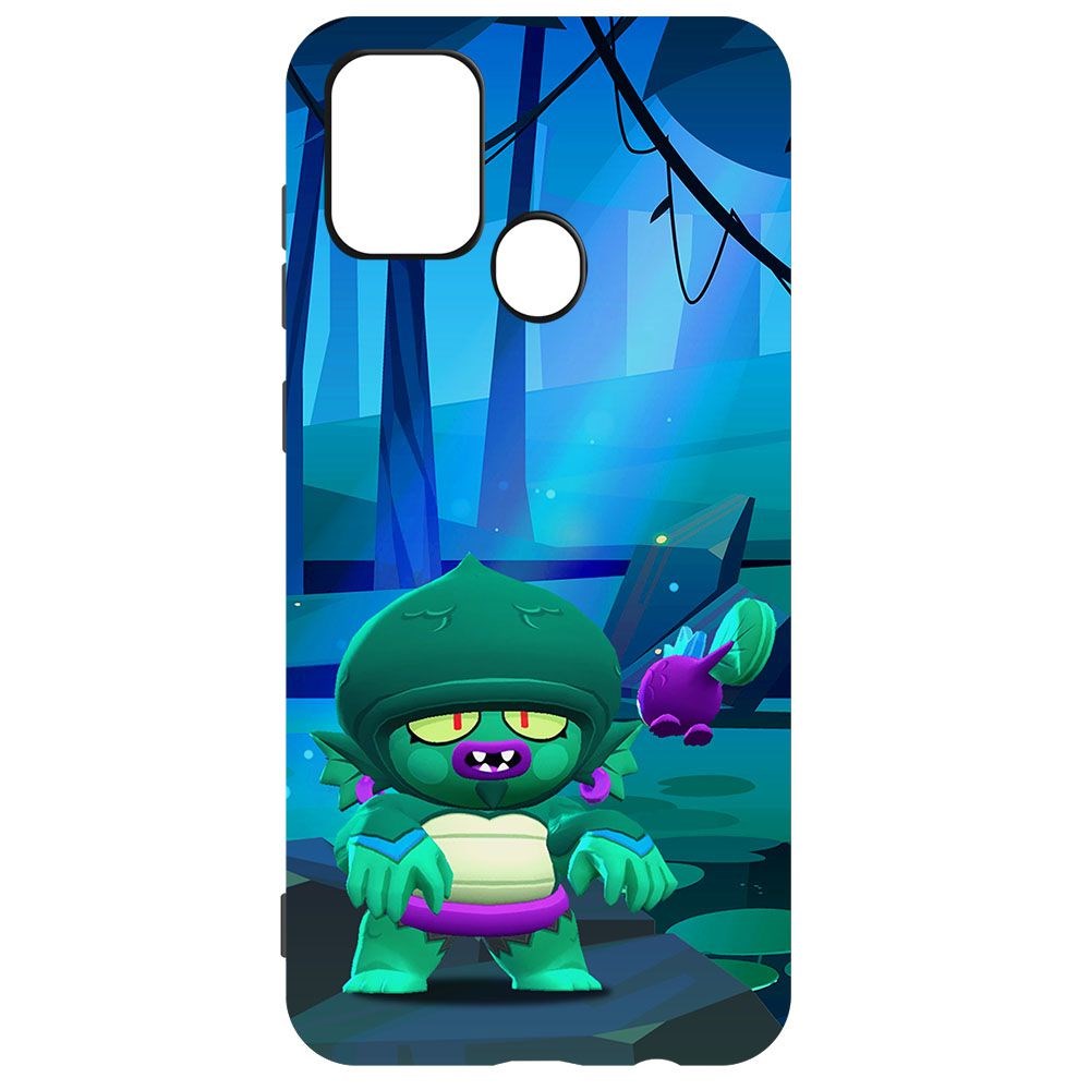 фото Чехол-накладка krutoff brawl stars - болотный джин для samsung galaxy a21s (a217)