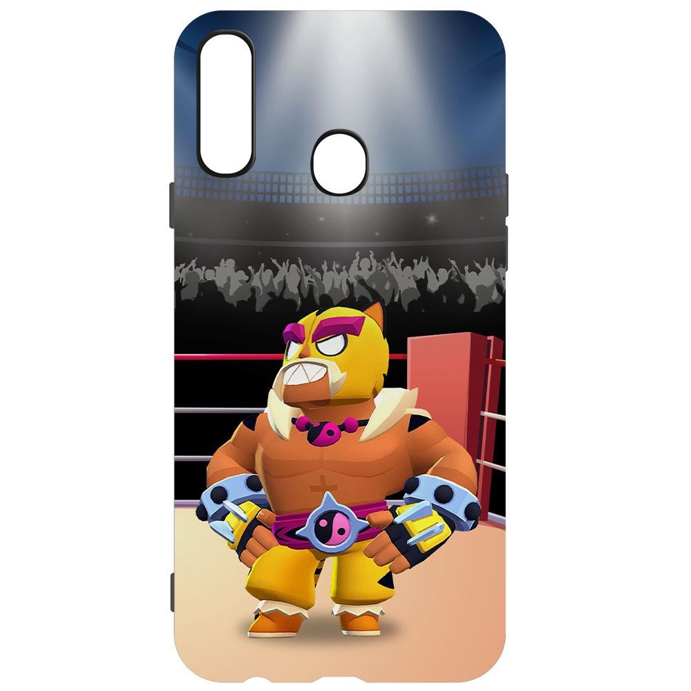 

Чехол-накладка Krutoff Brawl Stars - Эль Тигро для Samsung Galaxy A20s (A207)