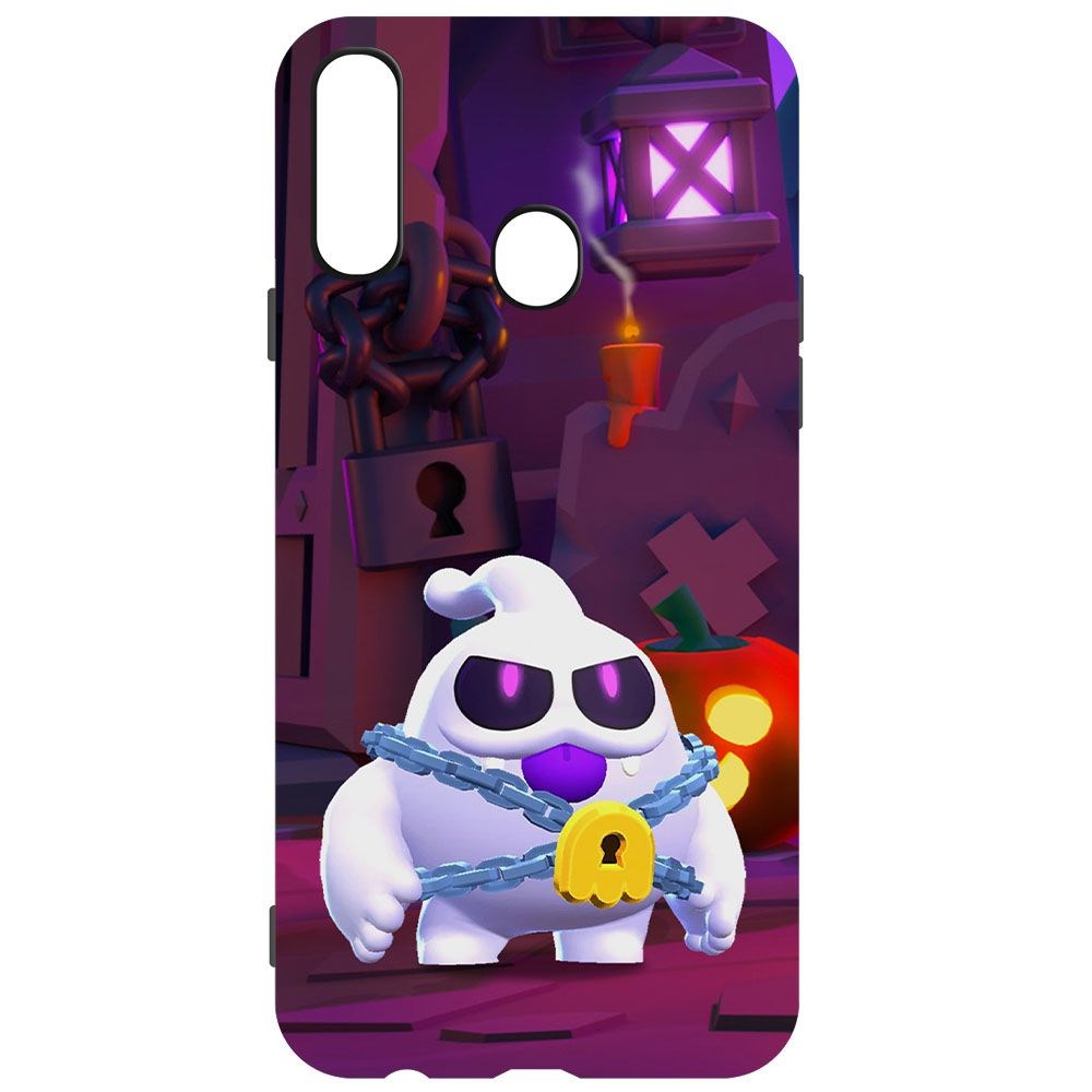

Чехол-накладка Krutoff Brawl Stars - Призрак Скуик для Samsung Galaxy A20s (A207)