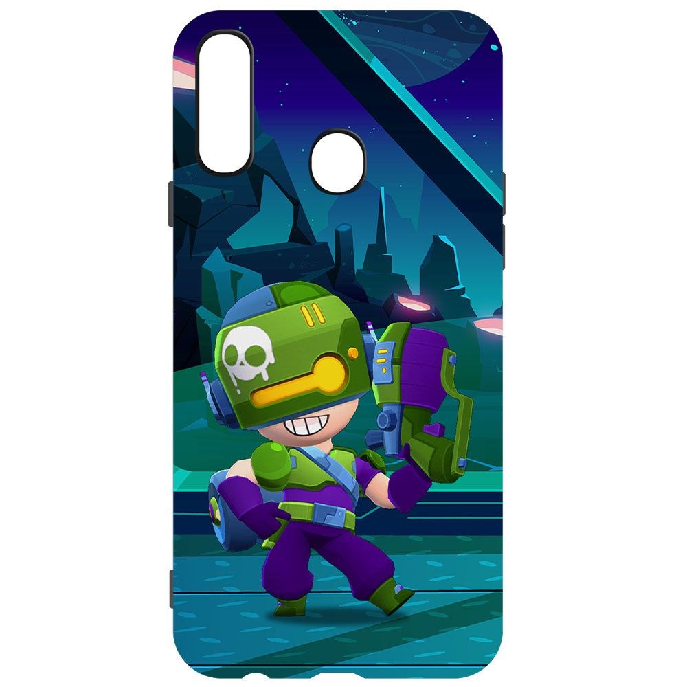 фото Чехол-накладка krutoff brawl stars - контрабандистка пенни для samsung galaxy a20s (a207)