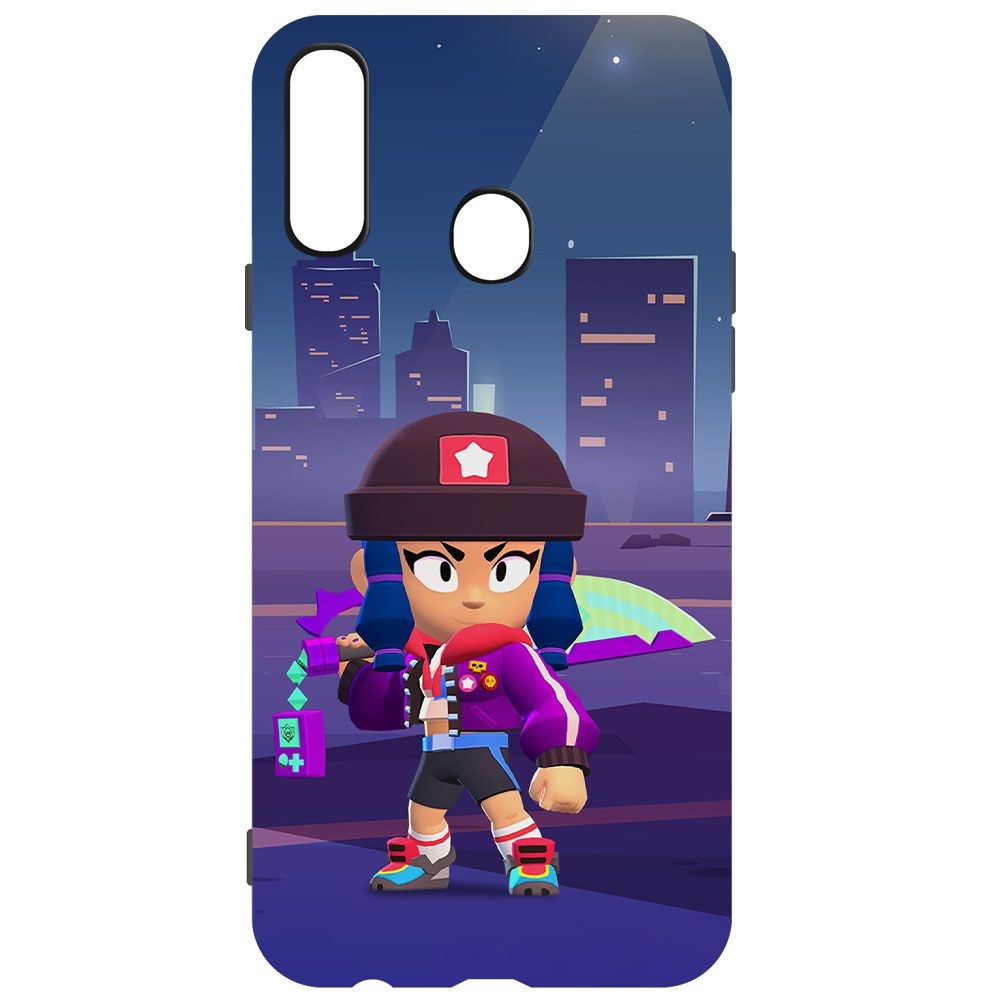 

Чехол-накладка Krutoff Brawl Stars - Героиня Биби для Samsung Galaxy A20s (A207)