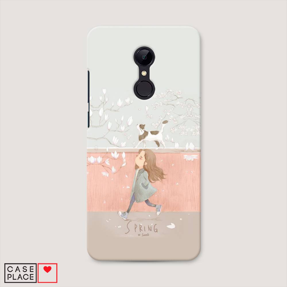 

Пластиковый чехол "Девочка-весна" на Xiaomi Redmi 5, 33020-5