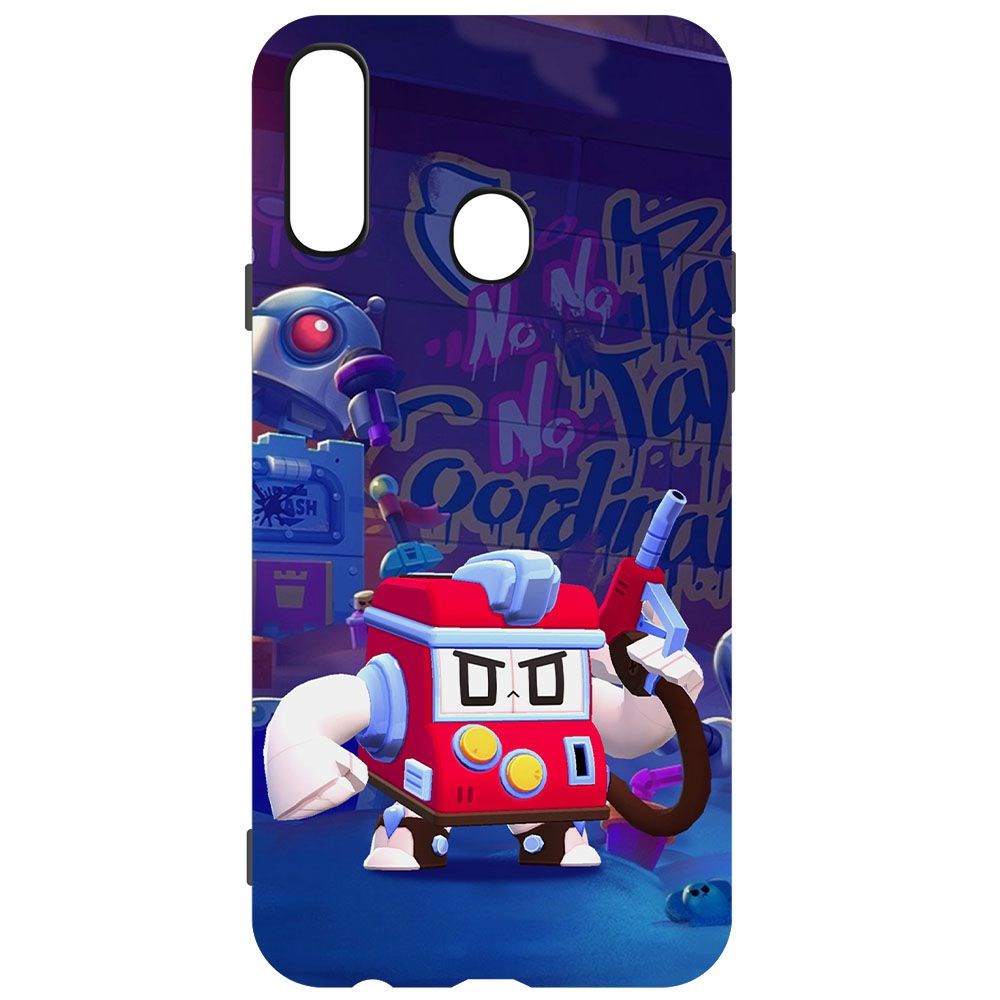 

Чехол-накладка Krutoff Brawl Stars - V8-БИТ для Samsung Galaxy A20s (A207)
