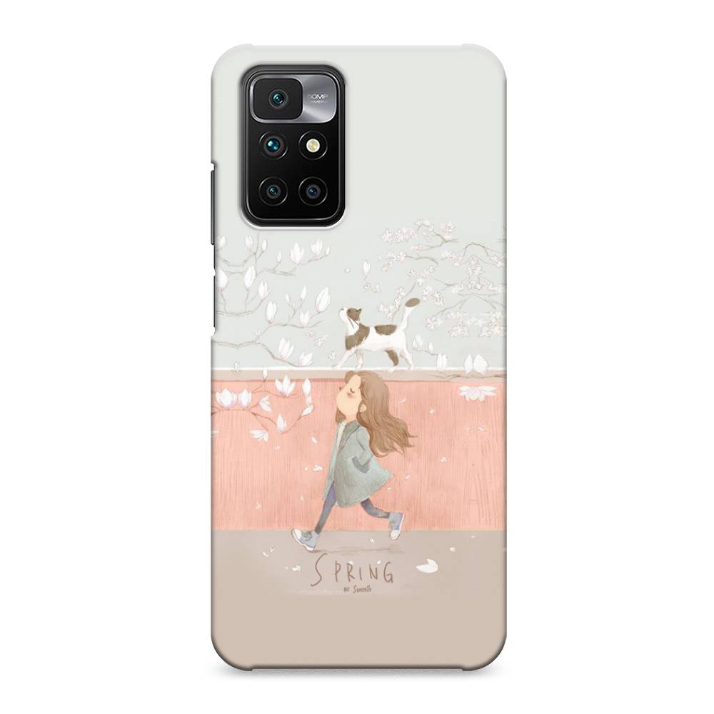 

Пластиковый чехол "Девочка-весна" на Xiaomi Redmi 10, 311320-5