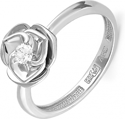 

Кольцо из белого золота с бриллиантом р. 16 Kabarovsky 11-1799-1000, 11-1799-1000