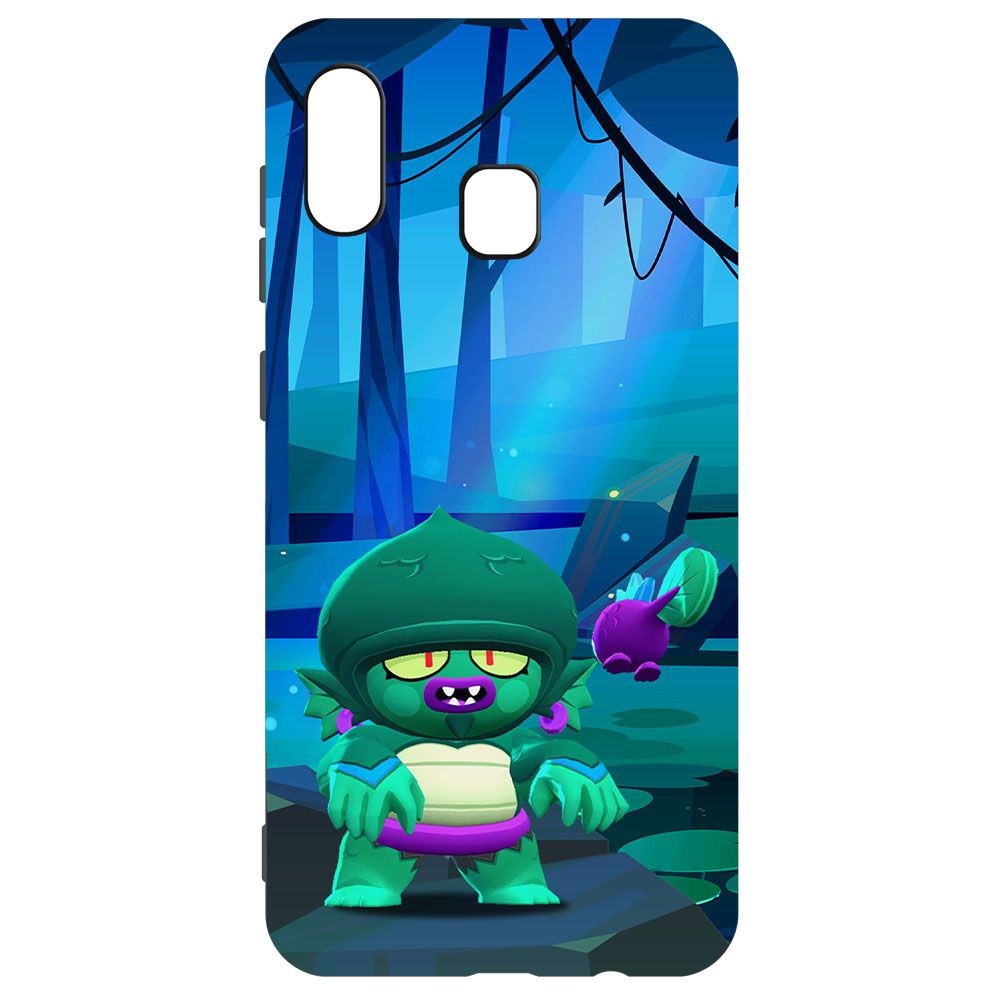 Чехол-накладка Krutoff Brawl Stars - Болотный Джин для Samsung Galaxy A20 (A205)