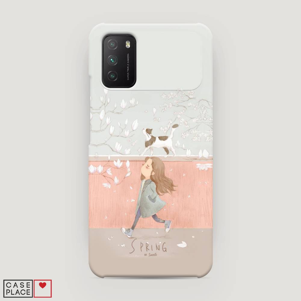 

Пластиковый чехол "Девочка-весна" на Xiaomi Poco M3, 39520-5