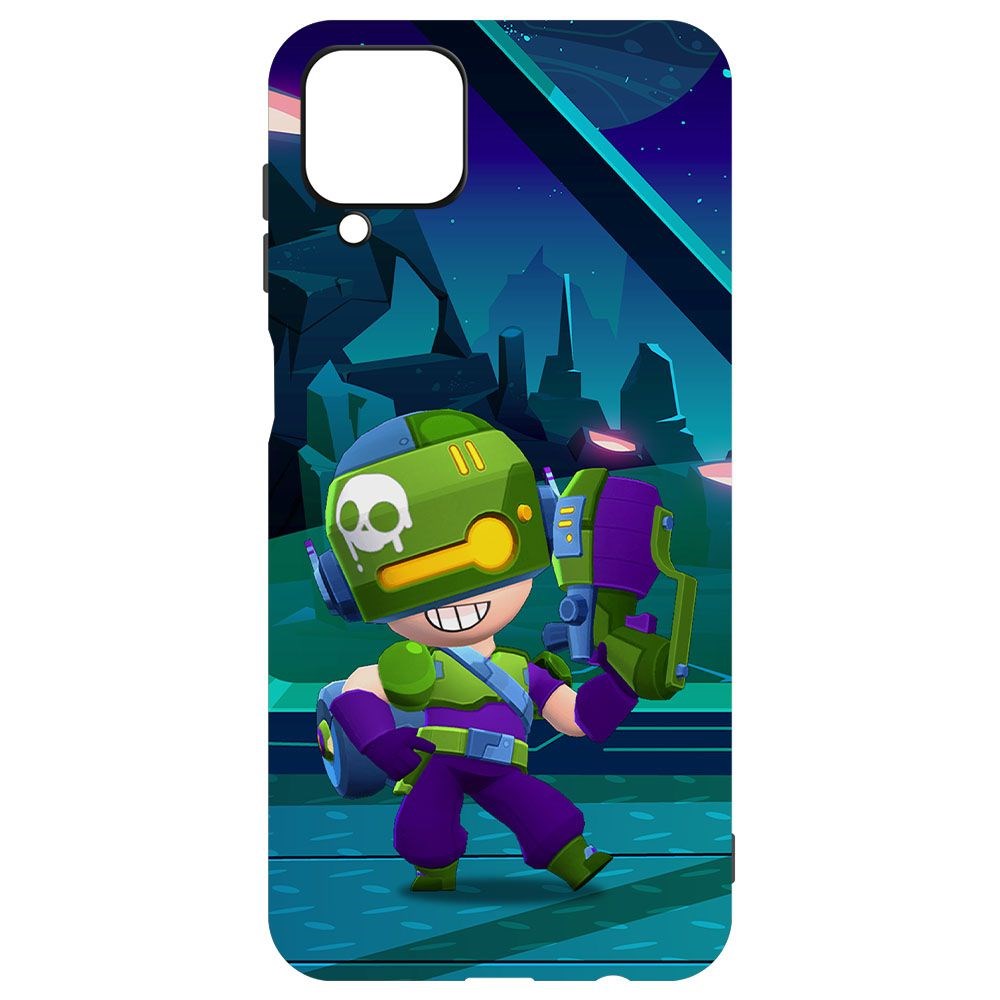 фото Чехол-накладка krutoff brawl stars - контрабандистка пенни для samsung galaxy a12 (a125)