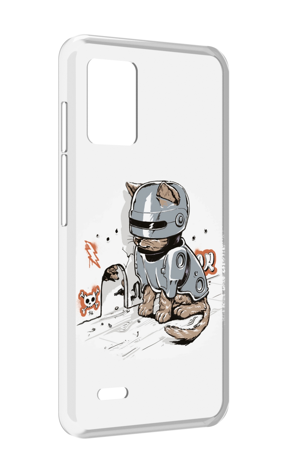 

Чехол MyPads Грозный кот для UMIDIGI Bison X10S / Bison X10G, Прозрачный, Tocco