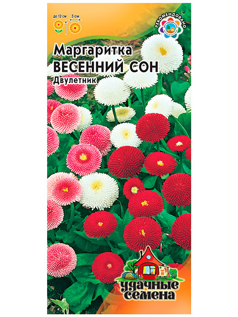 

Семена Гавриш Весенний сон маргаритка смесь 0,01 г, Весенний сон