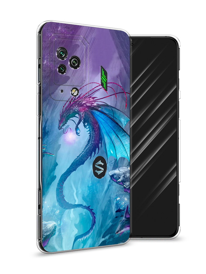 

Чехол Awog на Xiaomi Black Shark 5 Pro "Водный дракон", Разноцветный, 314150-2