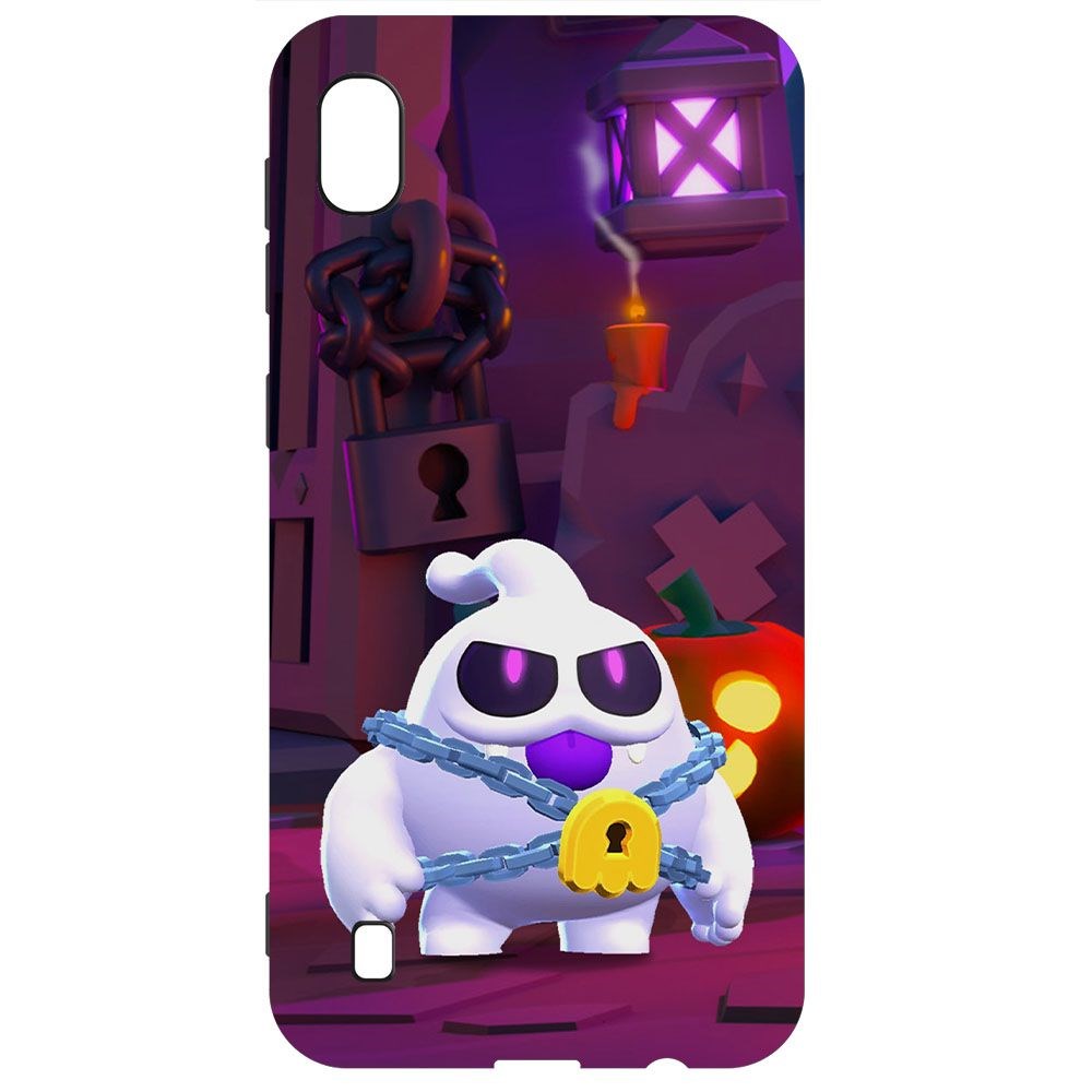 фото Чехол-накладка krutoff brawl stars - призрак скуик для samsung galaxy a10 (a105)