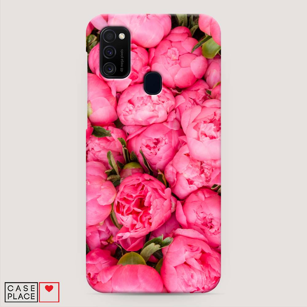 

Пластиковый чехол "Прекрасные пионы" на Samsung Galaxy M21, 29720-6