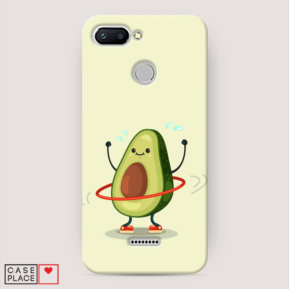

Пластиковый чехол "Авокадо с обручем" на Xiaomi Redmi 6