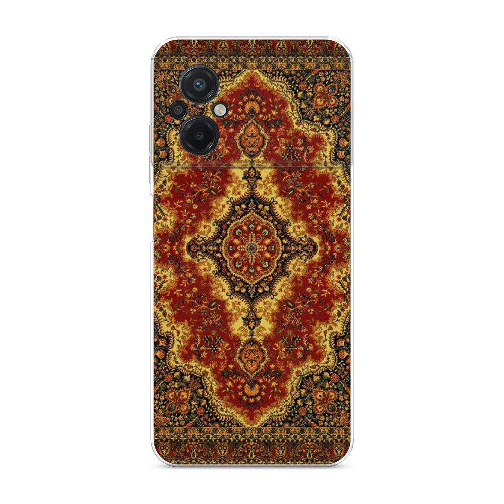 

Чехол на Xiaomi Poco M5 "Ковер", Коричневый;золотистый;красный, 316450-3