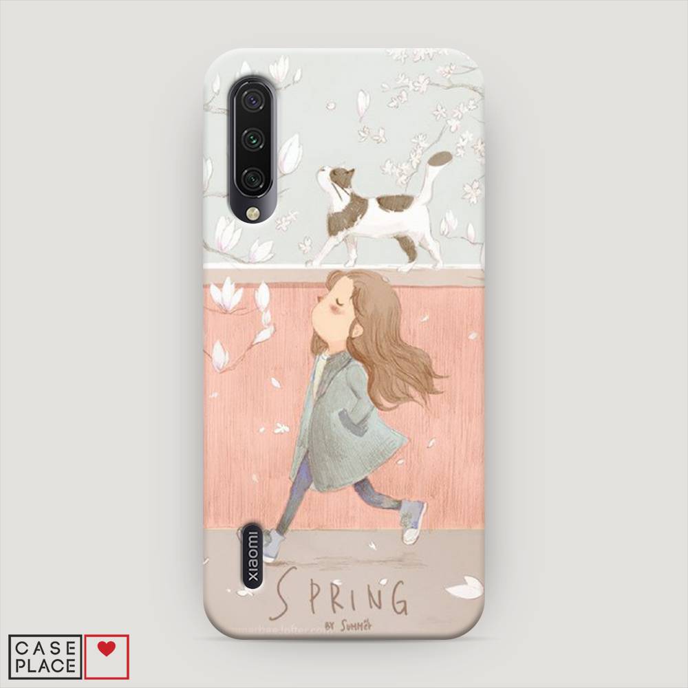

Пластиковый чехол "Девочка-весна" на Xiaomi Mi CC9E, 35920-5