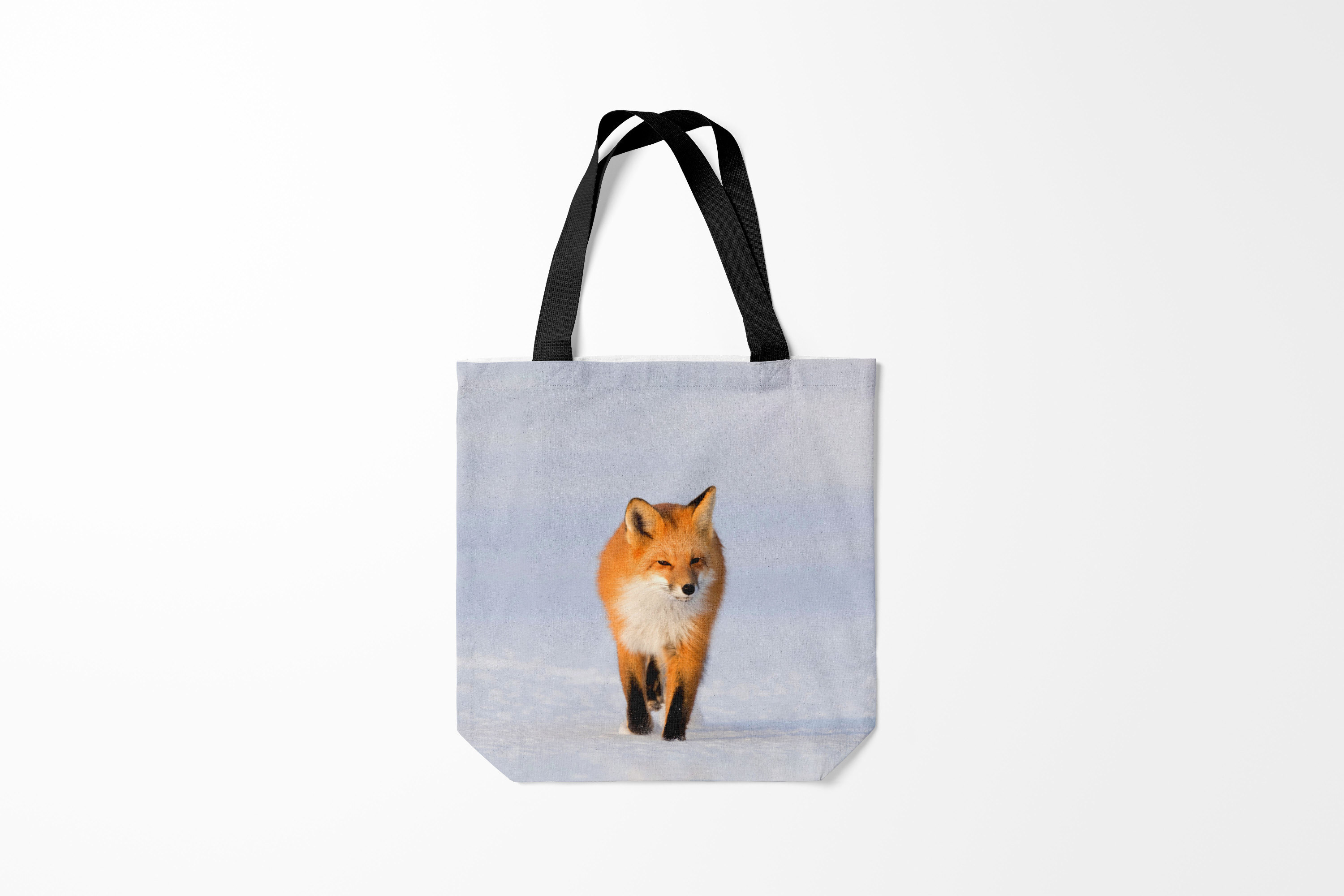 

Сумка шoппер унисекс Burnettie Лисы FOX AND SNOW, серый, Лисы FOX AND SNOW